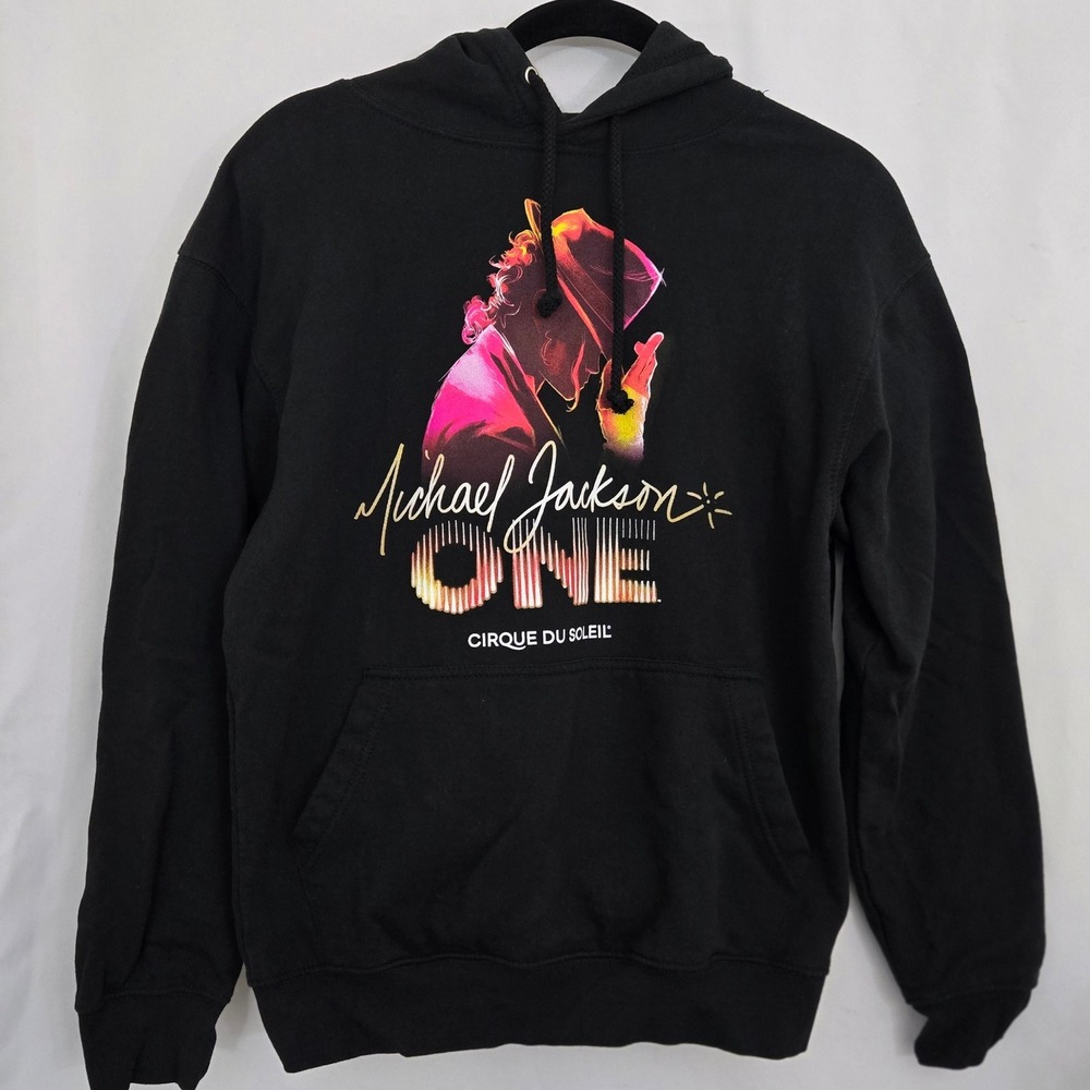 Michael Jackson‎ ONE Cirque du Soleil M Hoodie Black Pullover Las Vegas Show